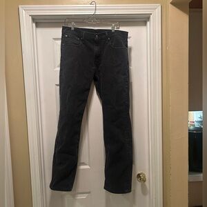 Levi's Men's Black Straight Jeans